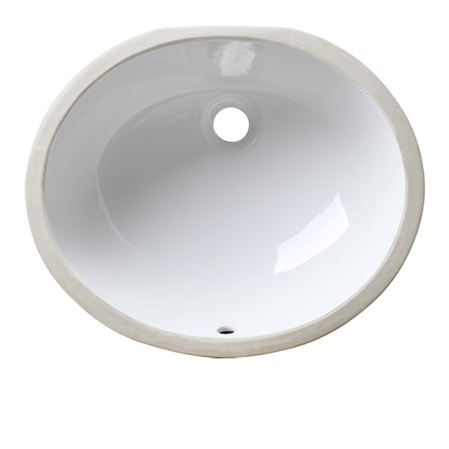 3058 - 1714W SINK FOR BATHROON OVAL WHITE