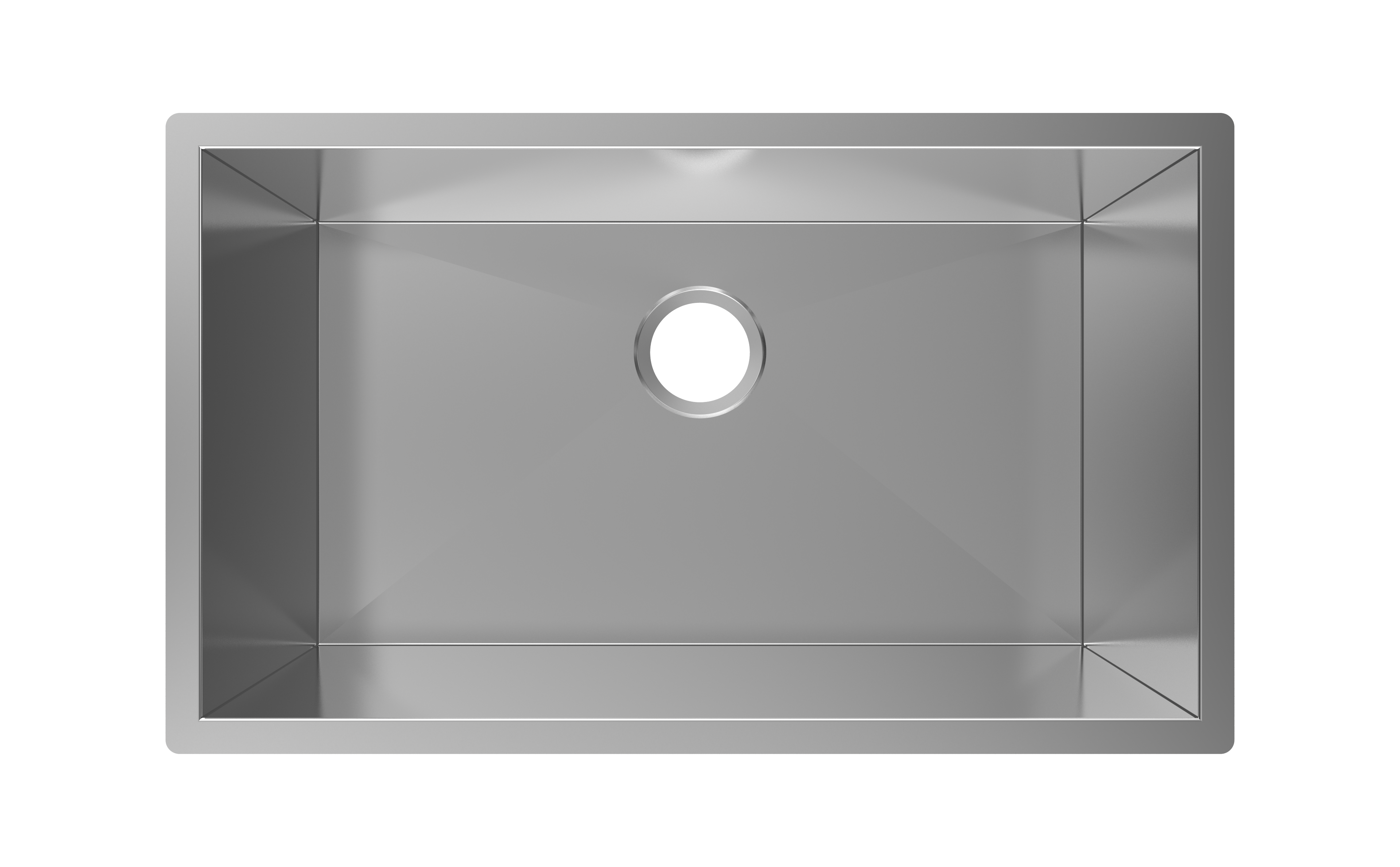 KSZ3018 SINK FOR KITCHEN 30X18 ZERO RADIUS -SINGLE