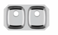 SINK 5050 PLVS STANDARD 18 - GAUGE STAINLESS STEEL DOUBLE BOWL UNDERMOUNT KITCHEN