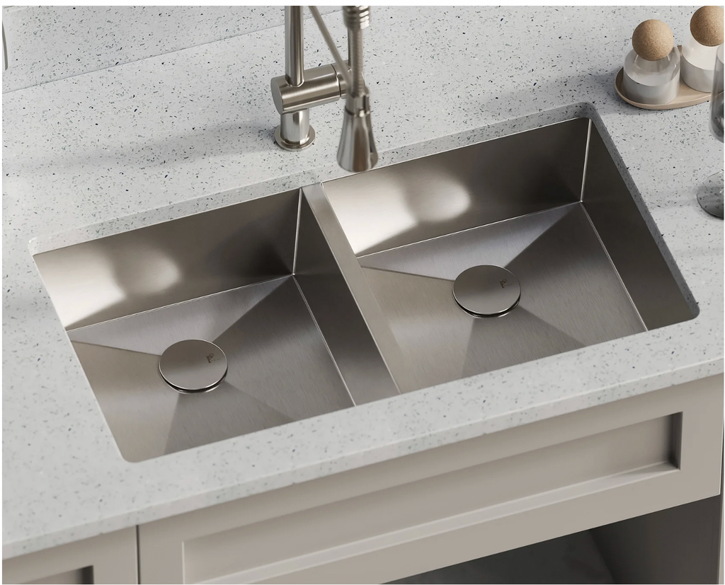 SINK 5050 PLHA117 ZERO RADIUS CORNERS RO 18 HANDMADE 18 GAUGE STAINLESS STEEL