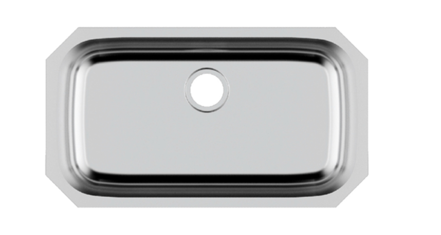 SINK 3218 PLVS STADARD 18 GAUGE STAINLESS STEEL SINGLE BOWL UNDERMOUNT KITCHEN SINK 32 1/8 X 18