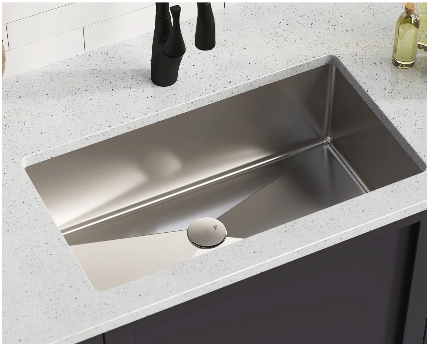 SINK 3218 PLHA115 MICRO RADIUS 18 GAUGE STAINLESS STEEL UNDERMOUNT KITCHEN