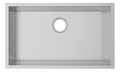 SINK 3018 PLHA109 ZERO RADIUS 18 GAUGE STAINLESS STEEL UNDERMOUNT KITCHEN
