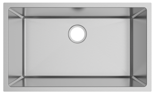 SINK 3018 PLHA109 MICRO RADIUS 18 GAUGE STAINLESS STEEL UNDERMOUNT KITCHEN