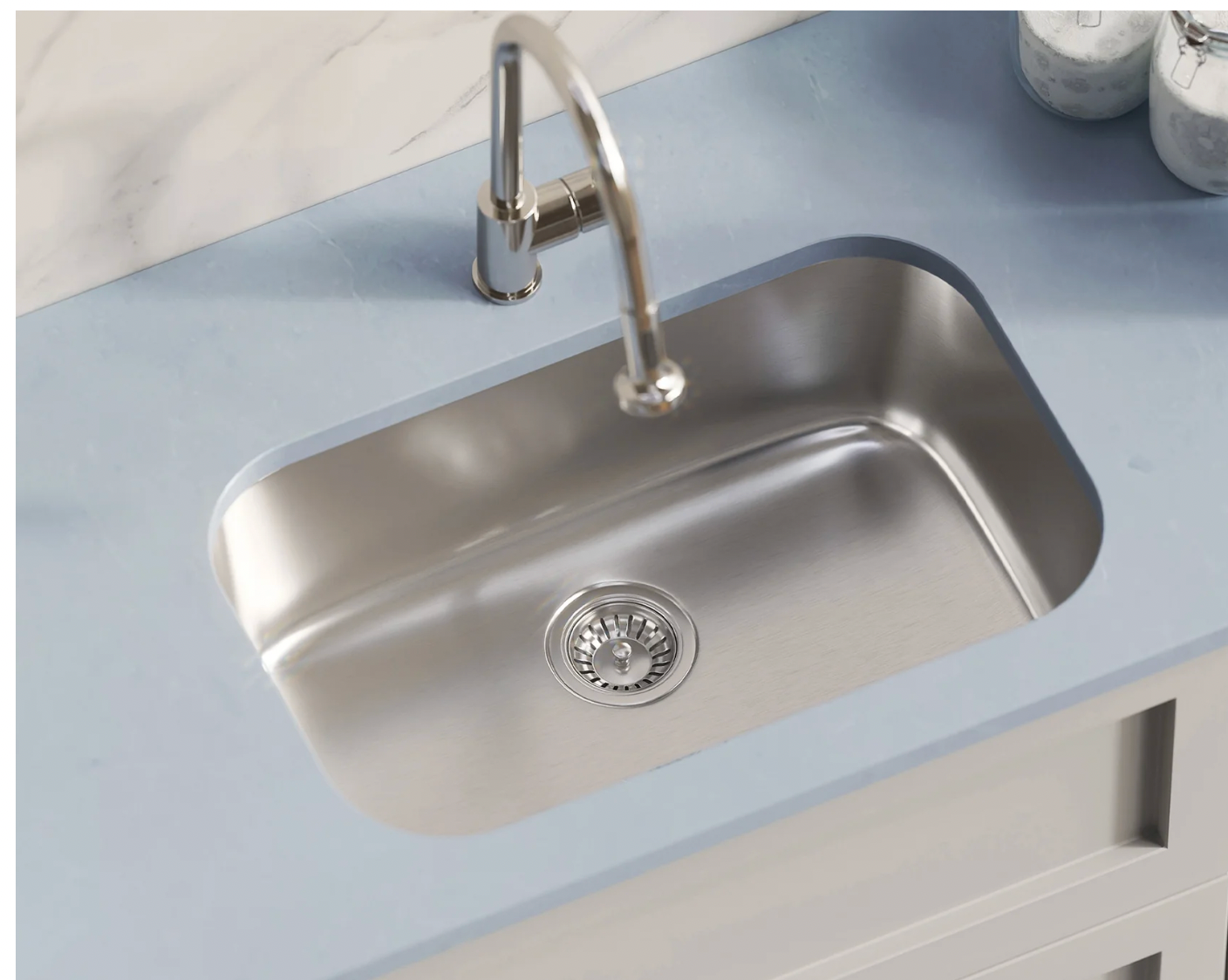 SINK 2718 PLVS STANDARD 18 GAUGE - STAINELESS STEEL SINGLE BOWL UNDERMOUNT KITCHEN