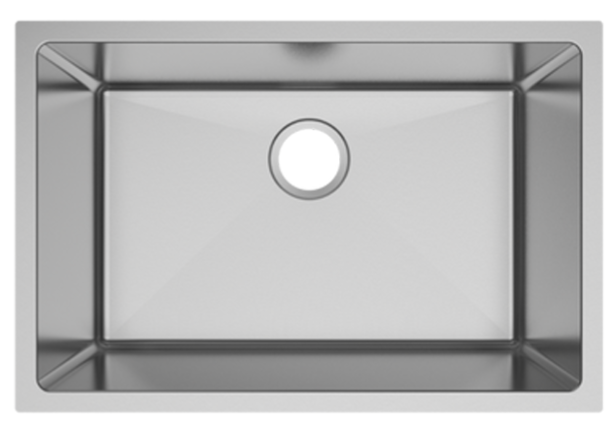 SINK 2718 PLHA111 MICRO RADIUS 18 GAUGE STAINLESS STEEL UNDERMOUNT KITCHEN SINK 27 X 18 WITH MICRO RADIUS CORNERS