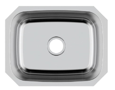SINK 2318 PLVS STANDARD 18 GAUGE STAINLESS STEEL SINGLE BOWL UNDERMOUNT KITCHEN