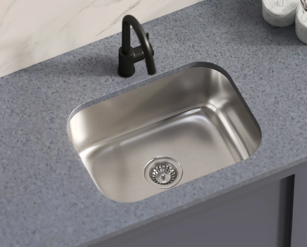 SINK 2318 PLVS STANDARD 18 GAUGE STAINLESS STEEL SINGLE BOWL UNDERMOUNT KITCHEN
