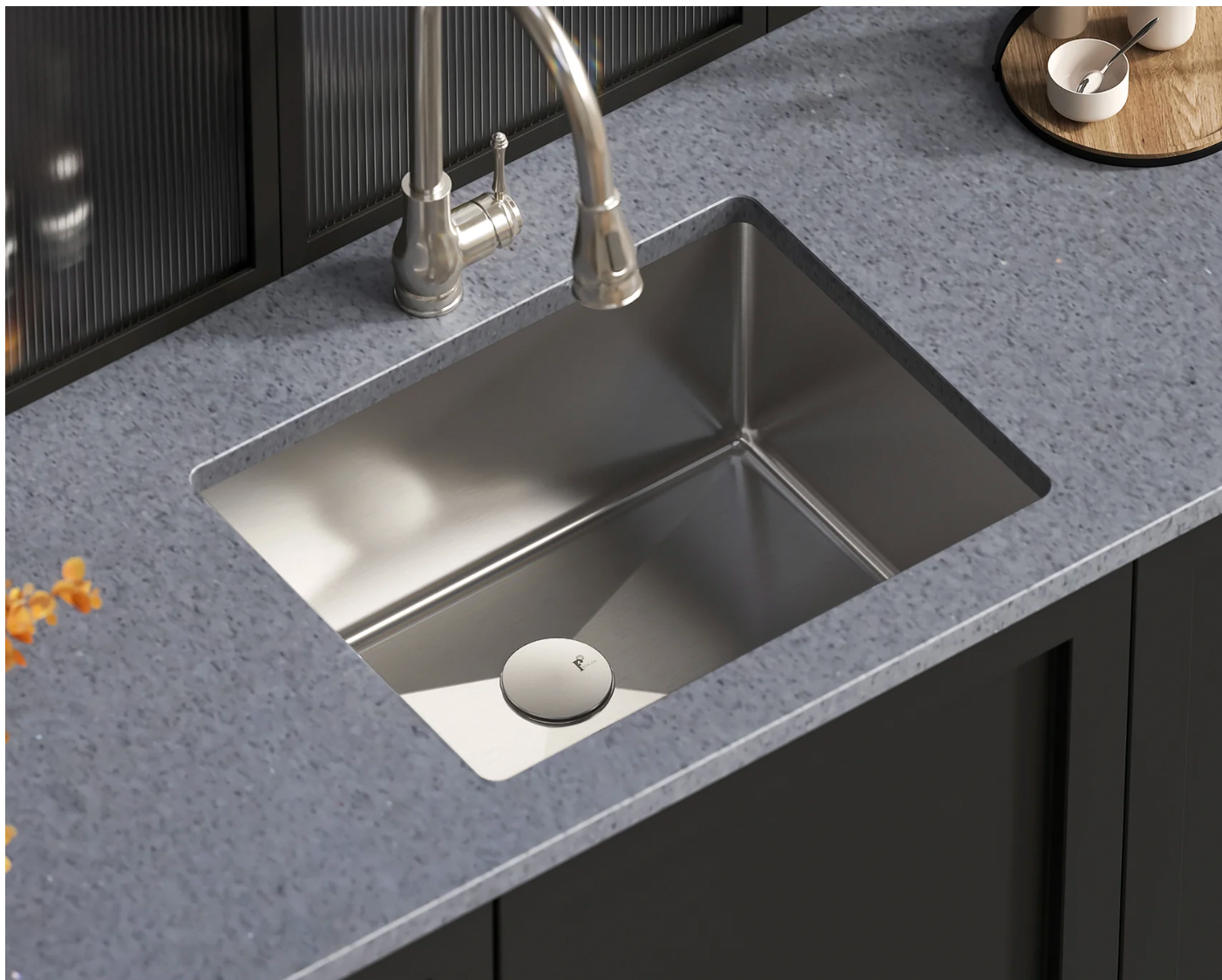SINK 2318 PLHA108 MICRO RADIUS 18 GAUGE STAINLESS STEEL UNDERMOUNT KITCHEN