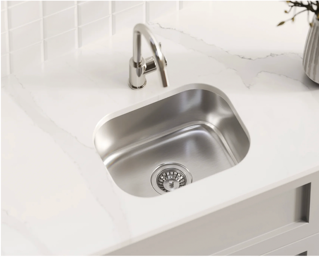 SINK 1815 PLVS STANDARD 18 GAUGE STAINLESS STEEL SINGLE BOWL UNDERMOUNT KITCHEN