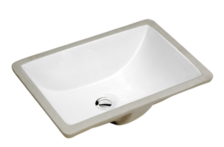 PL3088 WHITE PORCELAIN UNDERMOUNT BATHROOM SINK 16 1/4 X11