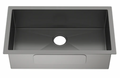 HU321810SE-R10 SINK FOR KITCHEN BLACK STANLESS STEEL 32X18 - 3218