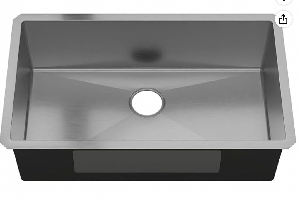 HM3219S-BN SINK FOR KITCHEN 32X19 18G - 3219