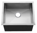 GSZ-1915-9 - 18 Gauge Zero Radius single Bowl Sink 19x15x9