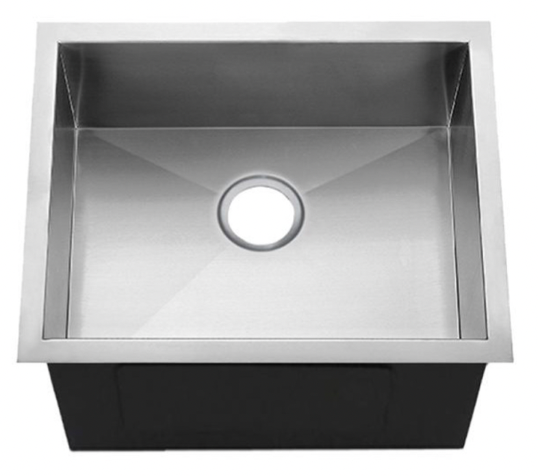 GSZ-1915-9 - 18 Gauge Zero Radius single Bowl Sink 19x15x9