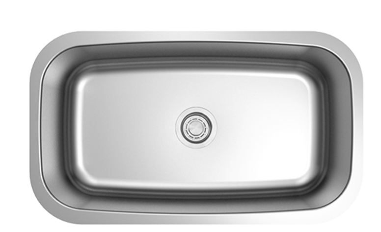 GSR-18-3218 Genesis Series 32x18 18G Stainless Steel Sink