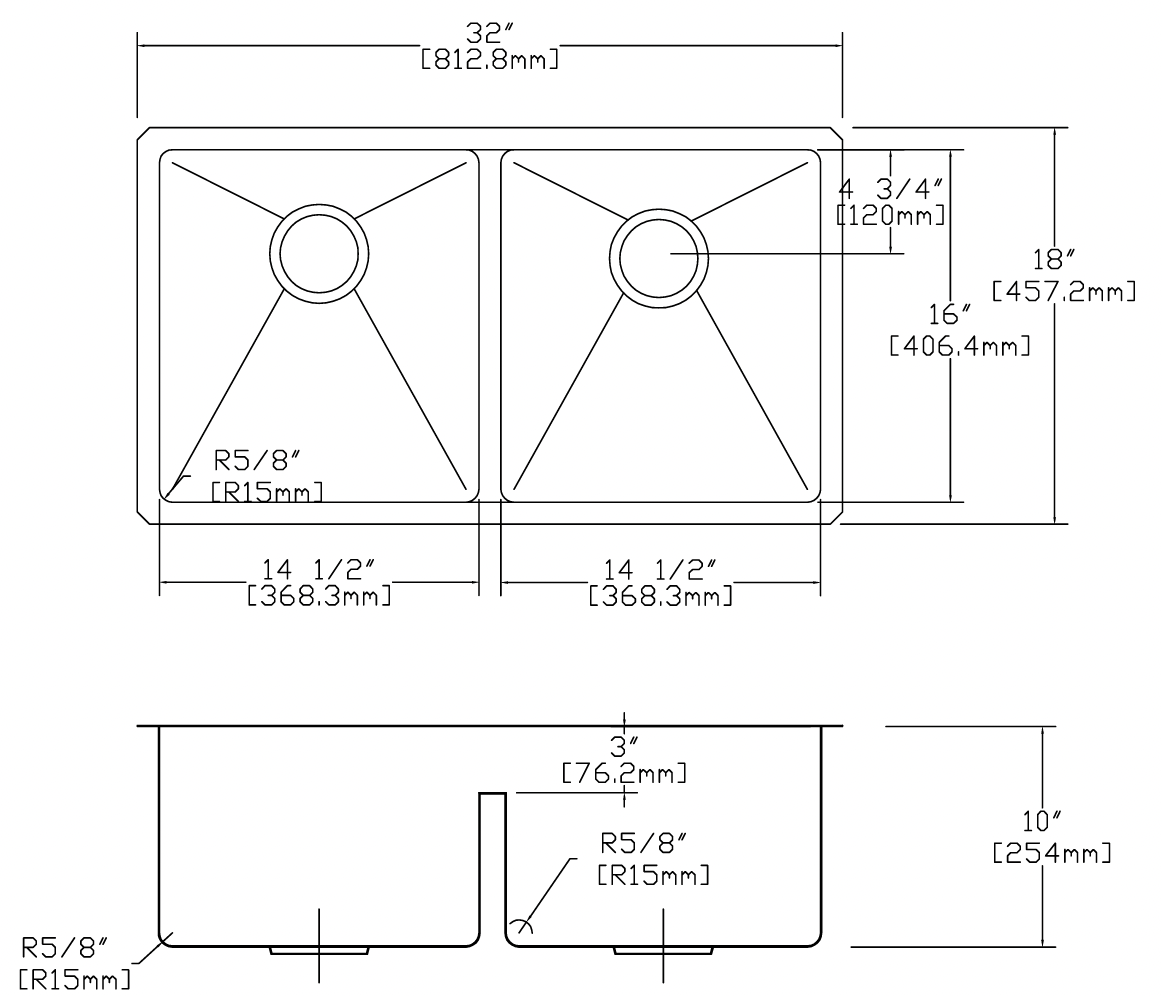 DSM-5050LD SINK FOR KITCHEN 5050 16G