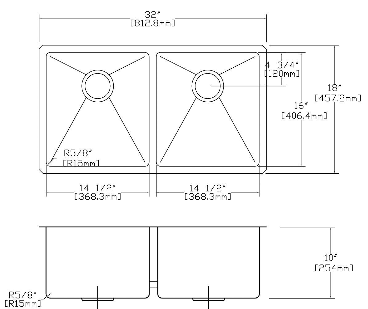 DSM-5050 SINK FOR KITCHEN 5050 16G