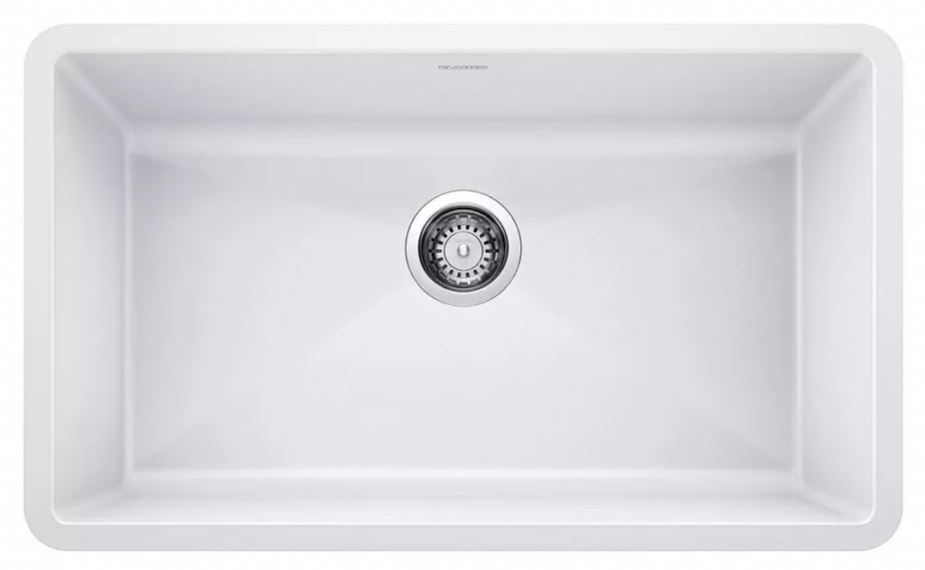 Blanco Precis 32in Undermount Single Basin SILGRANIT Kitchen Sink 440150