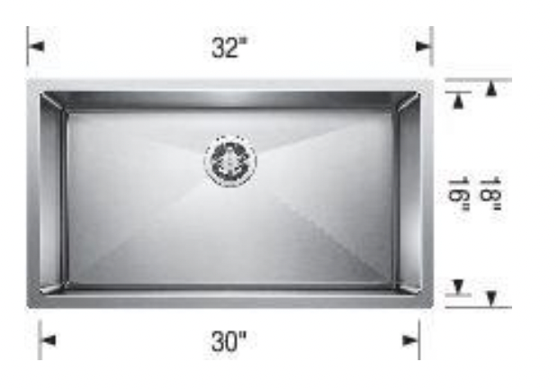 BLANCO CUVEE 3218 MICRO RADIUS