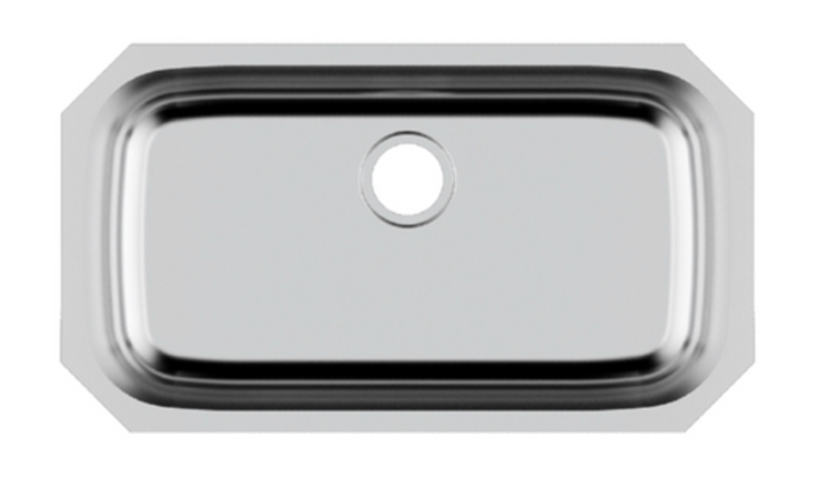 SINK 3218 ADA PLVS 18 GAUGE STAINLESS STEEL SINGLE BOWL UNDERMOUNT KITCHEN SINK 32 1/8 X 18