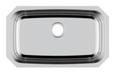 SINK 3018 PLVS ADA 18 GAUGE STAINLES STEEL SINGLES