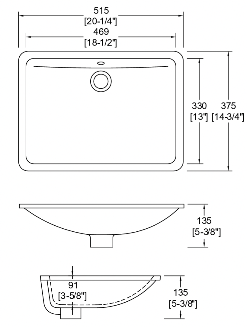 WL-1813W ADA SINK BATHROOM